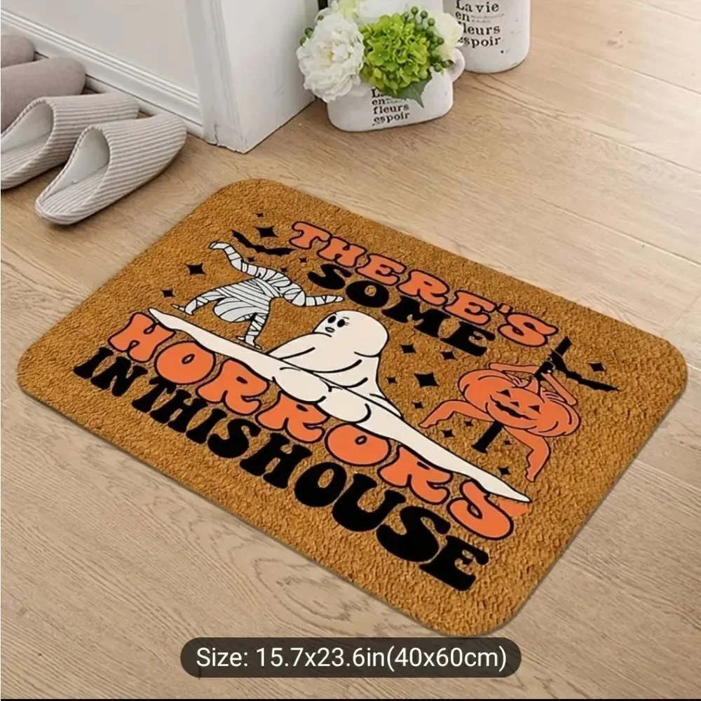 Halloween welcome mat